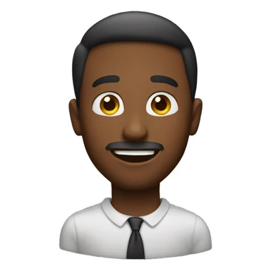 man saying thank you sticker