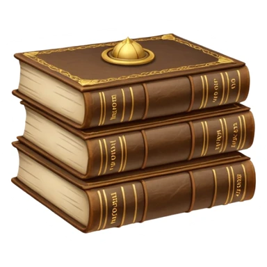 A stack of edwardian-era spellbooks sticker