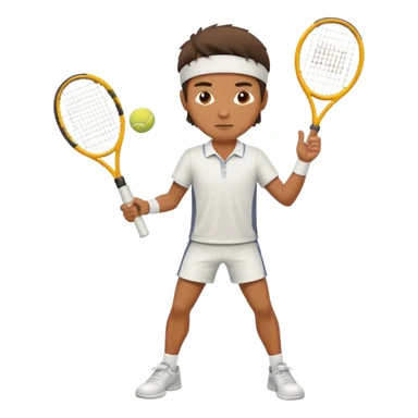 Tennis player dude  sticker