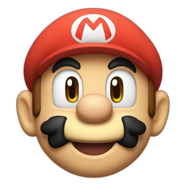 super mario smiling sticker