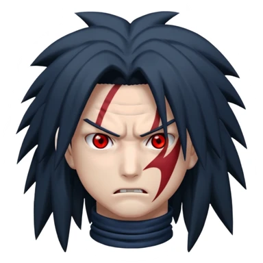 Madara Uchiha reanimated angry face sticker