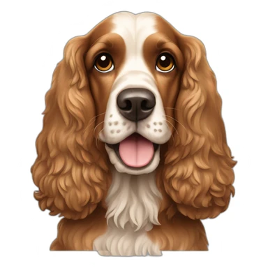 Dog-english-cocker-spaniel-full-body sticker