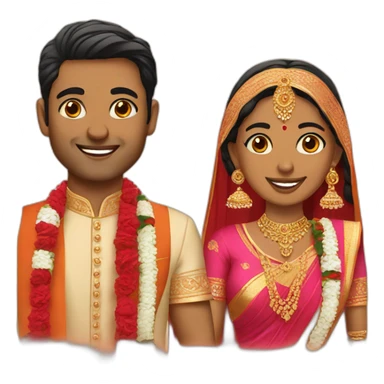 Indian wedding sticker