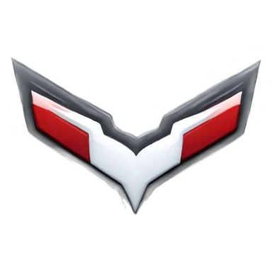 C6 corvette logo  sticker