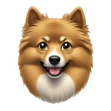 Spitz à poile poile foncé  sticker