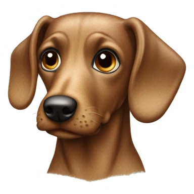 dackel braun beige fleckig sticker