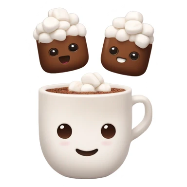 cocoa with marshmallow cocoa with marshmallow sticker