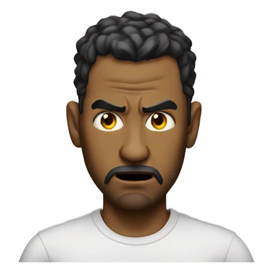 The angriest man ever sticker