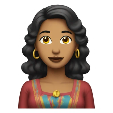 mujer colombiana sticker