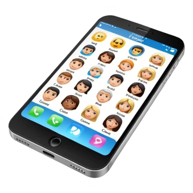 Friends' contacts in the phone sticker