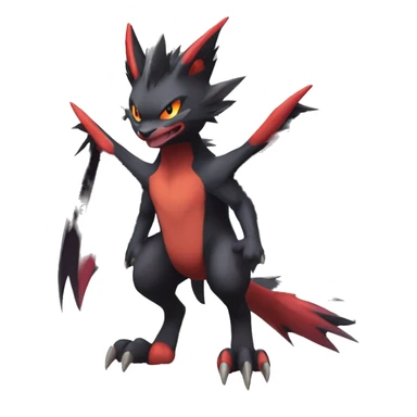 Noivern-Litten-Zoroark full body sticker