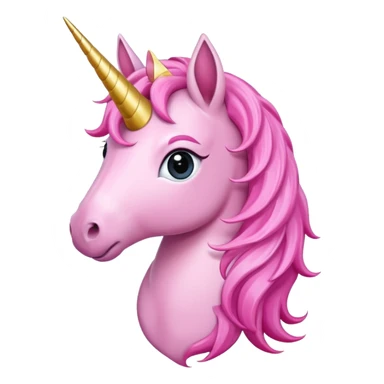 A cute pinky unicorn  sticker