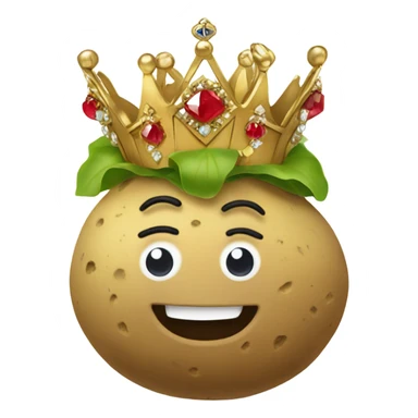 A potato king sticker
