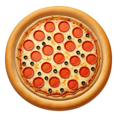 cheese pizza with hot pepper sticker