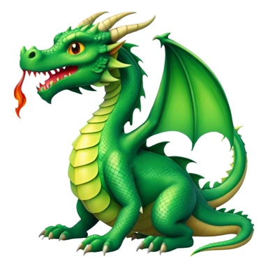 A dragon with a blunt sticker