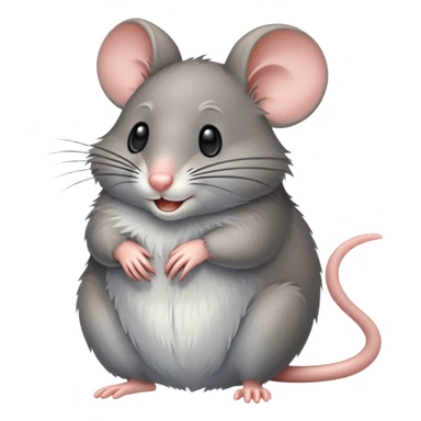 Une souris qui tiens des épées  sticker