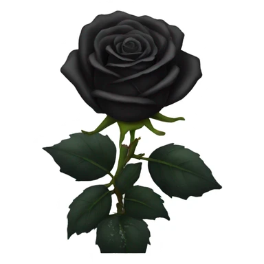 Black roses sticker
