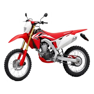 Honda CRF (Dirtbike) - Honda CRF250R (Model Year: 2022) (Iconic colour: Red) sticker