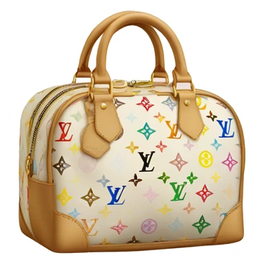 Light colored Louis Vuitton cosmetic bag  sticker
