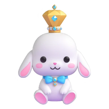Cinnamoroll with a diamond sticker