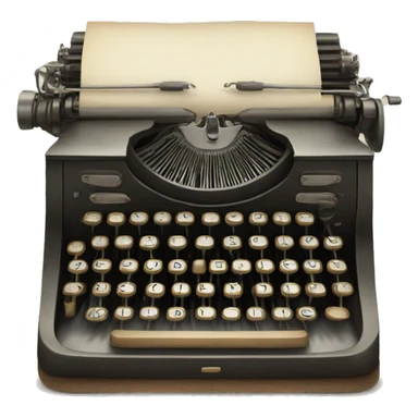 Ancient typewriter  sticker