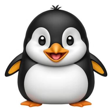 смеющийся пингвин sticker