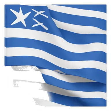 blue white blue flag sticker