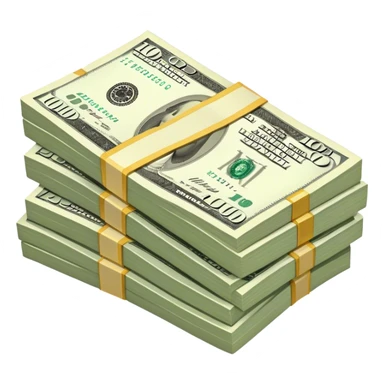 one hundred dollars  sticker