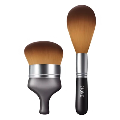 makeup brush & makeup sticker