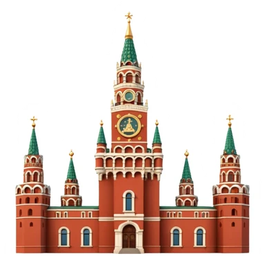 Spasskaya Tower Moscow sticker