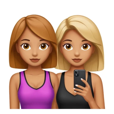 girls taking photo in club background sticker