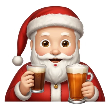 santa class tomando mate sticker