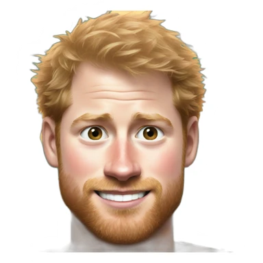 Prince Harry as a beach bum sticker