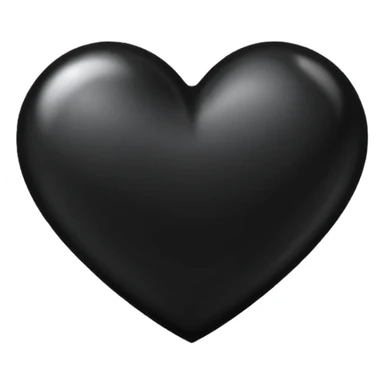 Gotika black heart  sticker