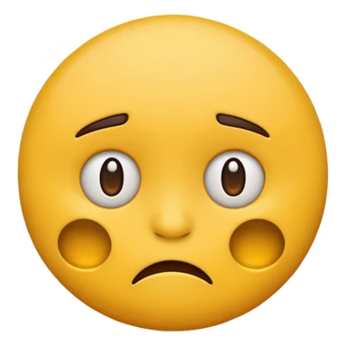 Tired and annoyed emoji sticker