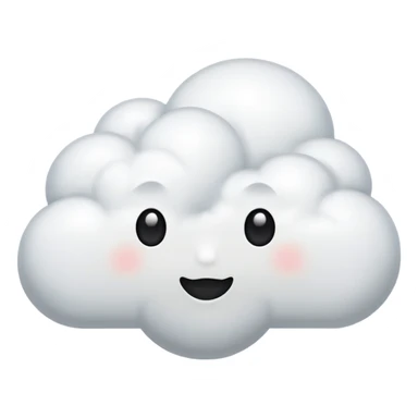 comic think cloud with three dots, no text sticker