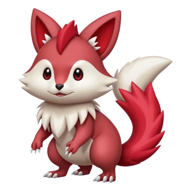 Weavile-Zangoose-Furret-fusion sticker