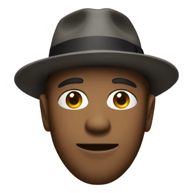 Wearing a fedora sticker