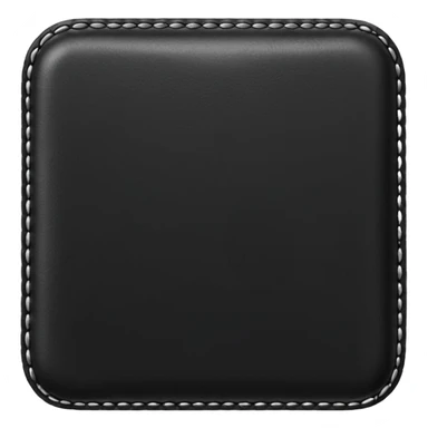 black leather sticker