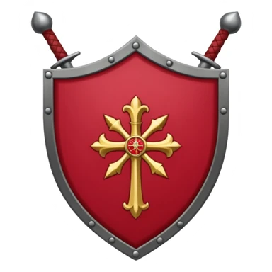 brasão sangrando medieval rosa de sangue vermelha sticker