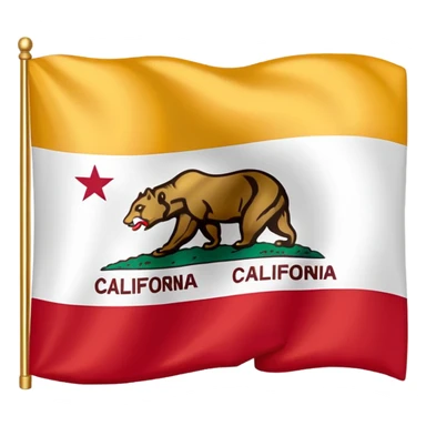 California flag sticker