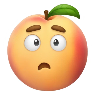 Peach that says gust sticker