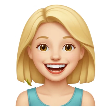 CHICA RIENDO sticker