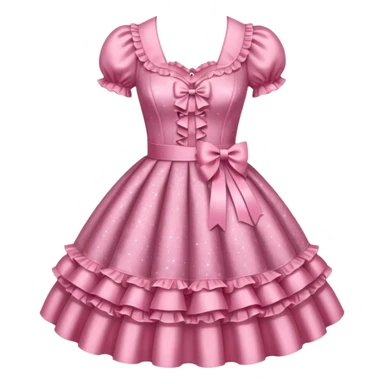 Lolita dress,glitter and sparkly sticker
