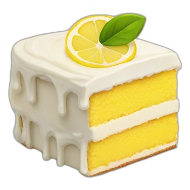 lemon piece of cake sticker