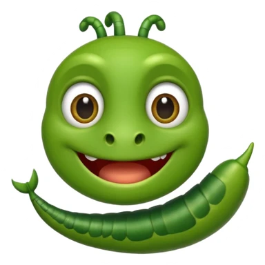 Marcus the worm sticker