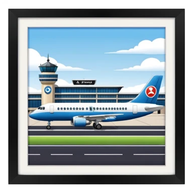 prague airport sticker