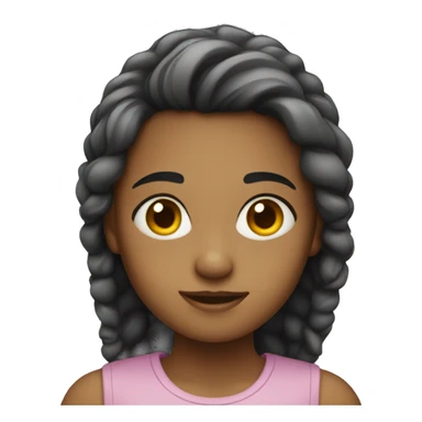 girl looking the the right sticker