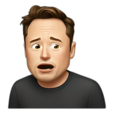 elon musk crying sticker