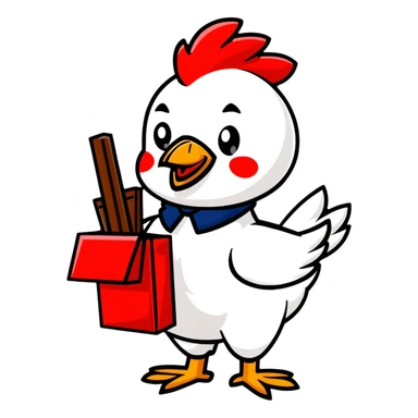 Raising canes chicken sticker